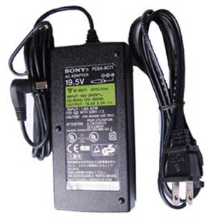 Sony Genuine Original PCGA-AC19V AC Adapter 19.5V 3.3A 65W For PCG-AC71 PCGA-AC19V3 PCG-700 PCG-R505 PCG-R600 PCG-F/FX/XG Series New