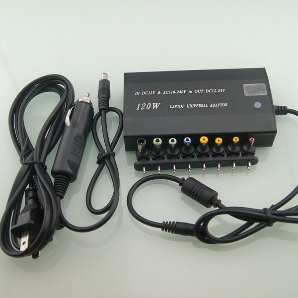 120W Universal AC Adapter Car Charger Power Supply Cord wire for Laptop Notebook Tablet