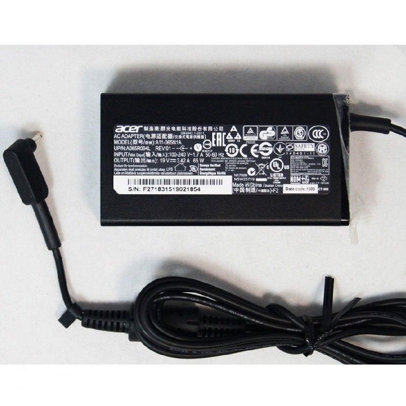 Acer 2510G EX2510G EX3100 AC Adapter Power Cord Supply Charger Cable Wire Extensa Genuine Original