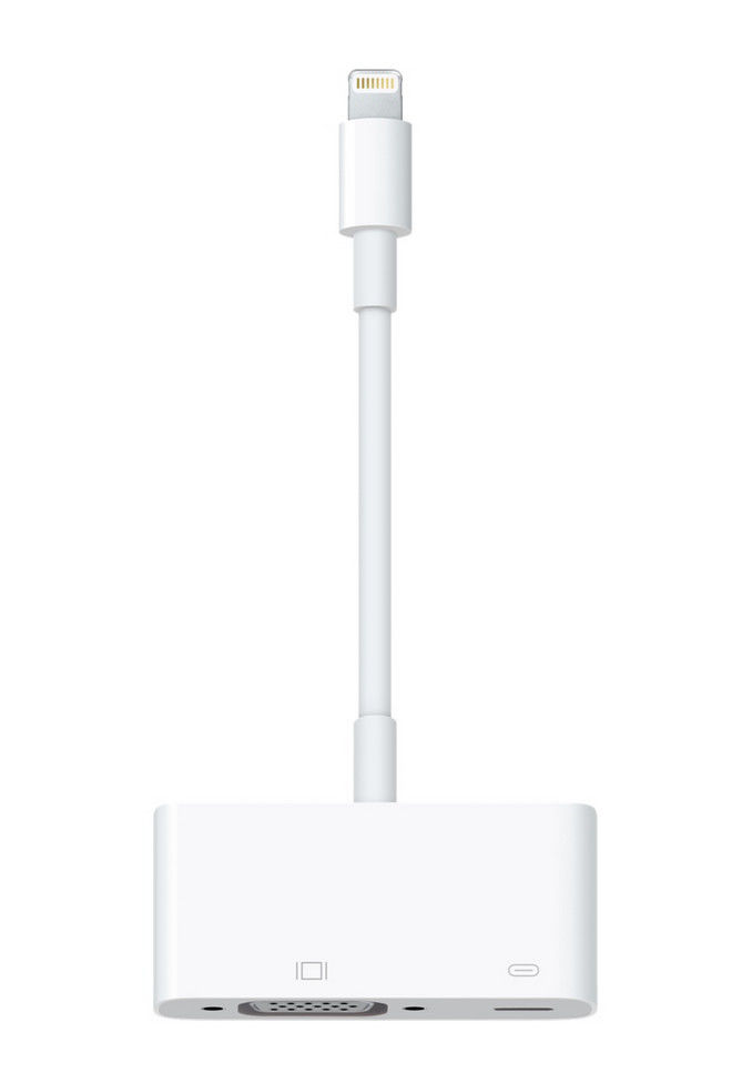 Apple MD825AM Lightning to VGA Adapter for iPod IPhone iPad Genuine Original