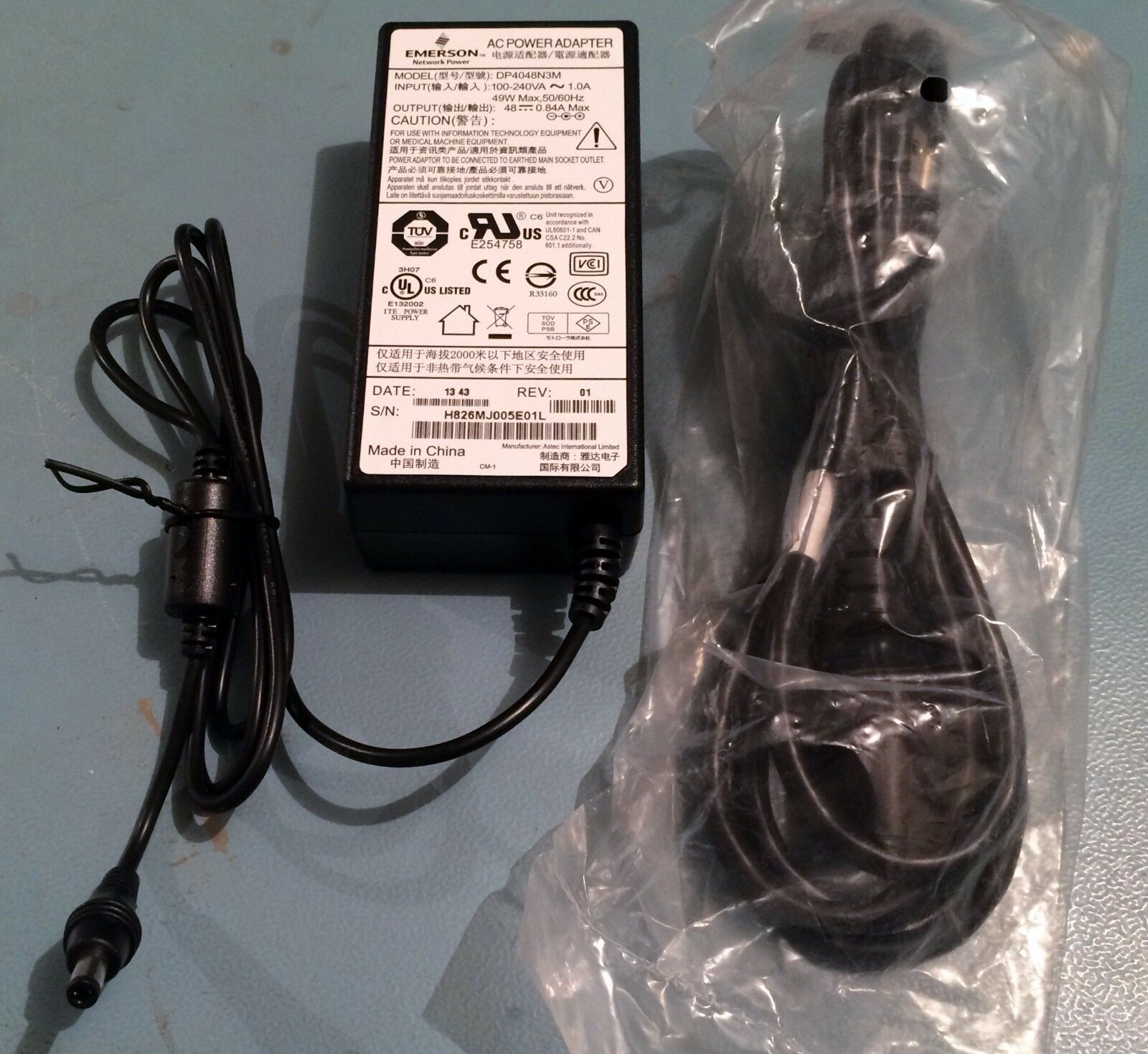 Emerson DP4048N3M AC Adapter Power Supply Cord Cable Charger Digital Genuine Original
