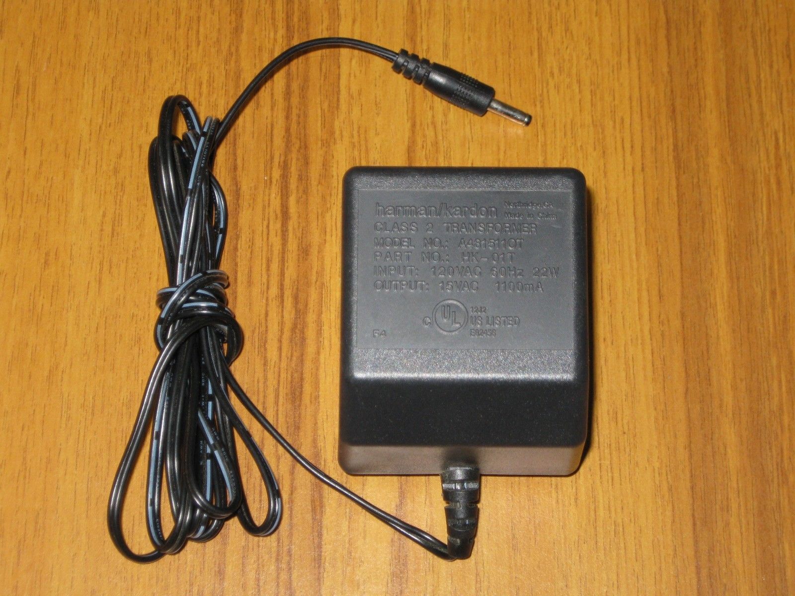 Harman Kardon HK-01T AC Adapter Power Cord Supply Charger Cable Wire