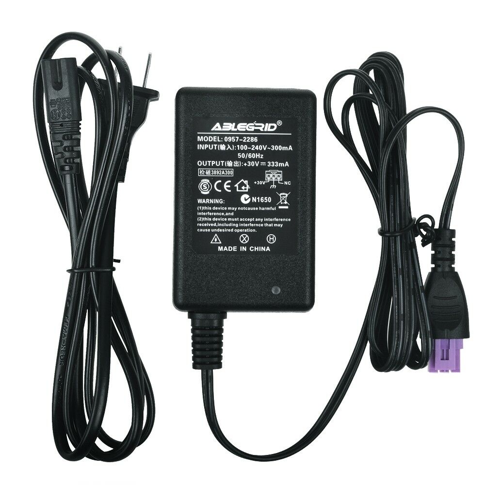 HP j611a AC Adapter Power Supply Cord Cable Charger