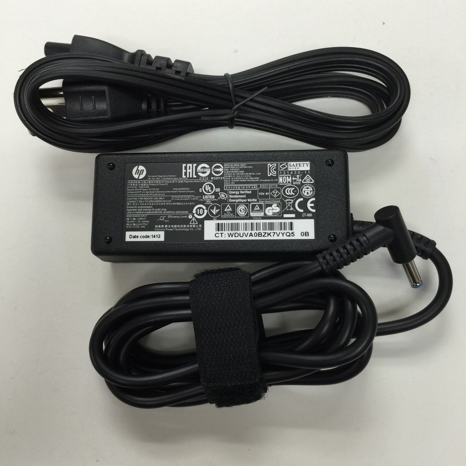 HP 15-DB0003DS AC Adapter Power Supply Cord Cable Charger Genuine Original
