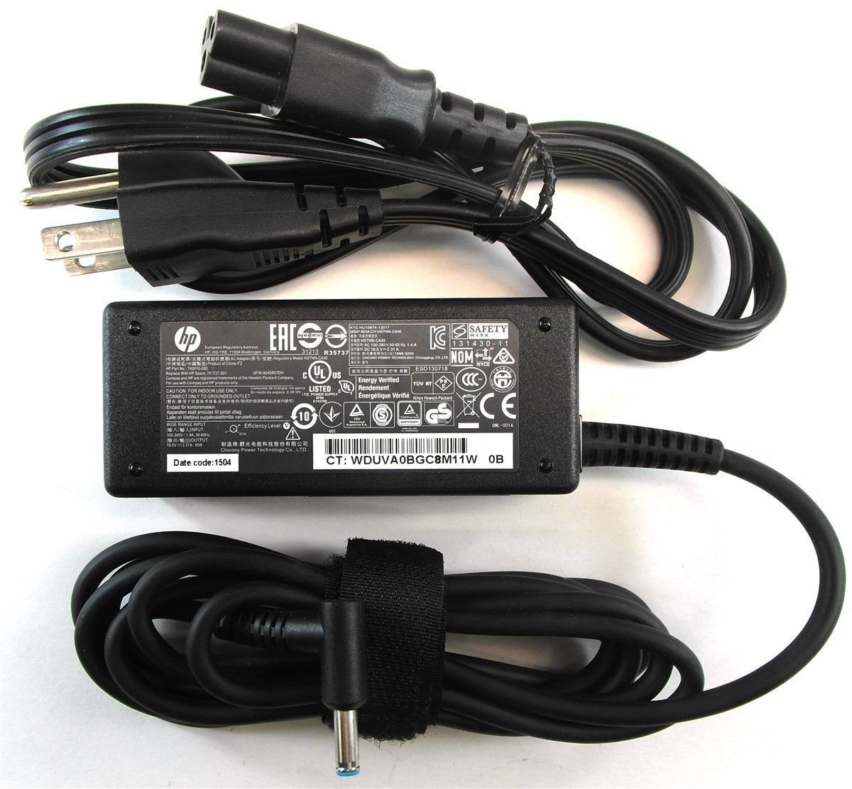 HP 15-ay538TU AC Adapter Power Supply Cord Cable Charger Genuine Original