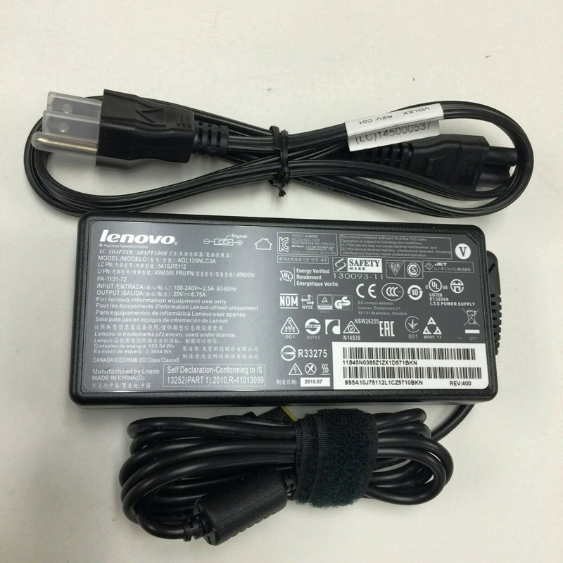 Lenovo Y730-15ICH AC Adapter Power Cord Supply Charger Cable Wire Genuine Original