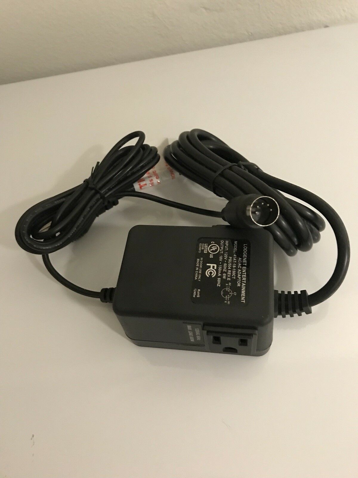 Lodgenet PSU504 AC Adapter Power Cord Supply Charger Cable Wire
