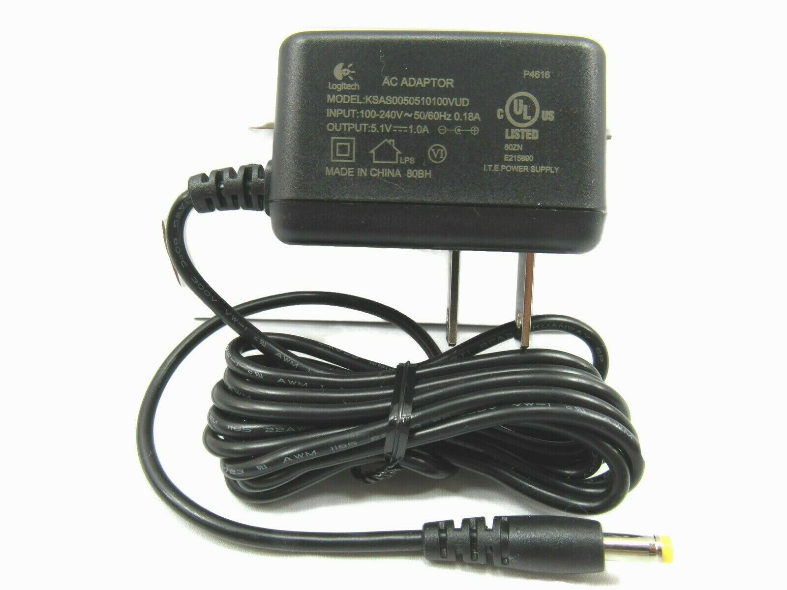 Logitech KSAS0050510100VUD AC Adapter Power Supply Cord Cable Charger Genuine Original