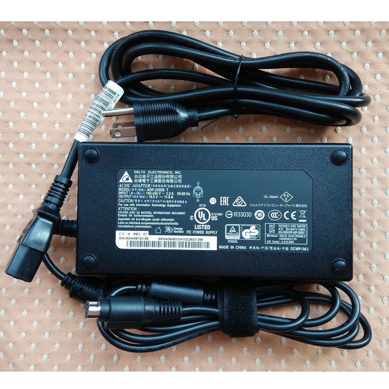 MSI 9S7-17A111-010 AC Adapter Power Cord Supply Charger Cable Wire Notebook
