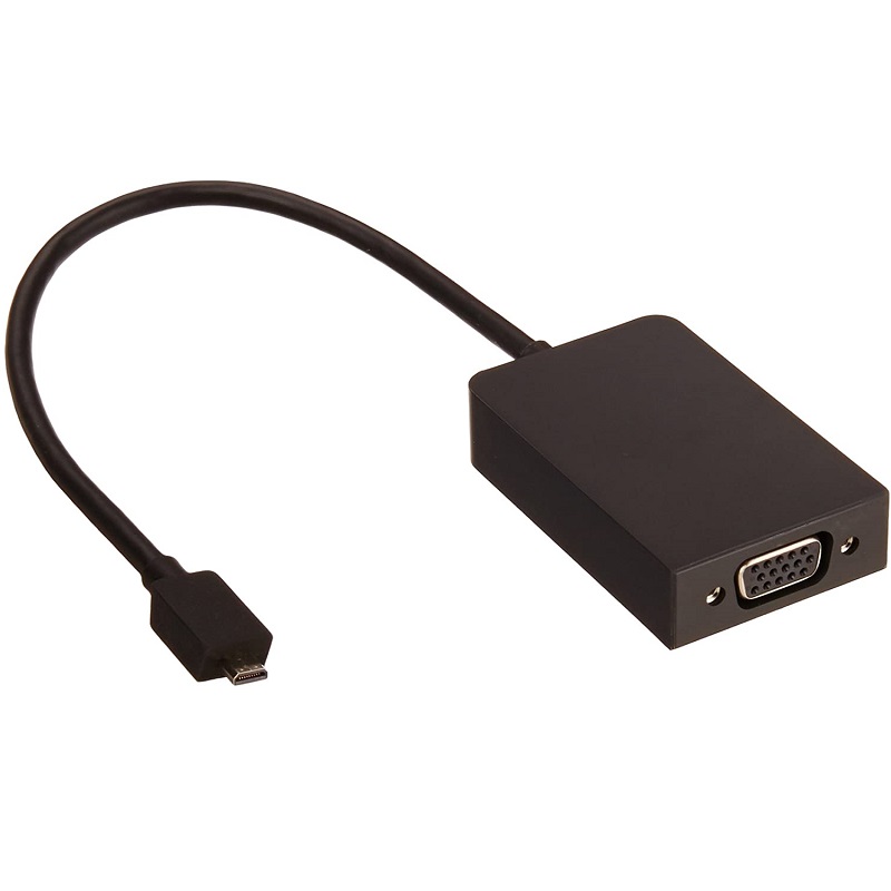 Microsoft S2X-00001 Mini Display Port Male to VGA Power Cord Cable Wire Converter Tip Plug Surface