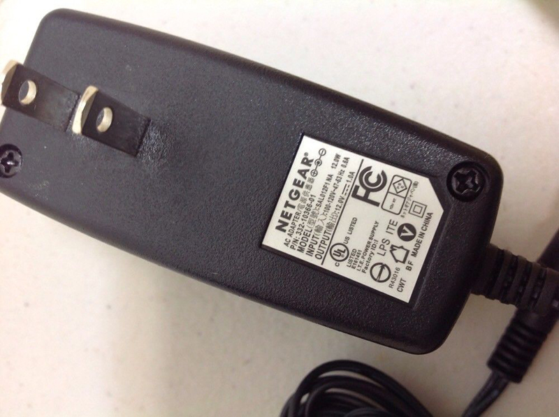 Netgear R7800 WiFi Router AC Adapter Power Cord Supply Charger Cable Wire Genuine Original OEM