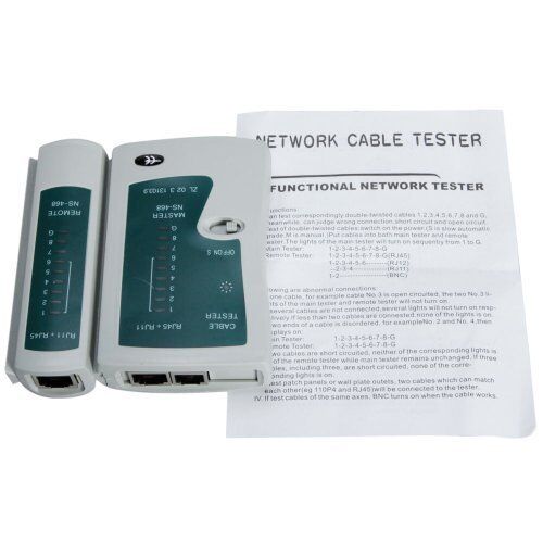 RJ45 RJ11 Cat5e Cat6 Network Lan Cable Tester Test Tool
