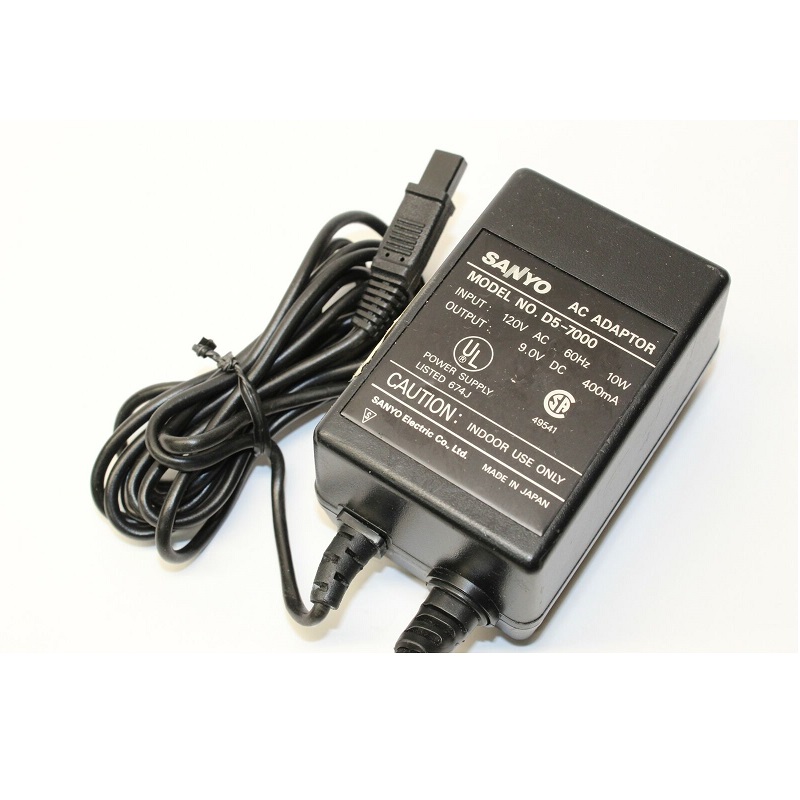Sanyo D5-700 AC Adapter Power Cord Supply Charger Cable Wire Transformer Genuine Original