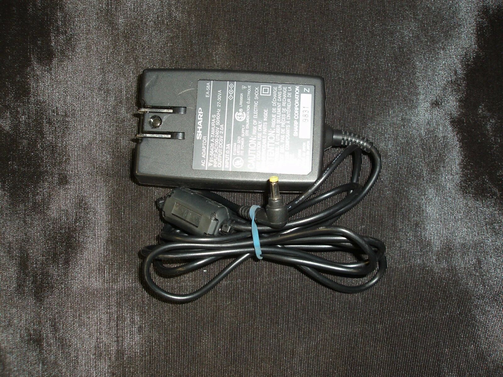 Sharp 91-56426 Mobilon AC Adapter Power Supply Cord Cable Charger