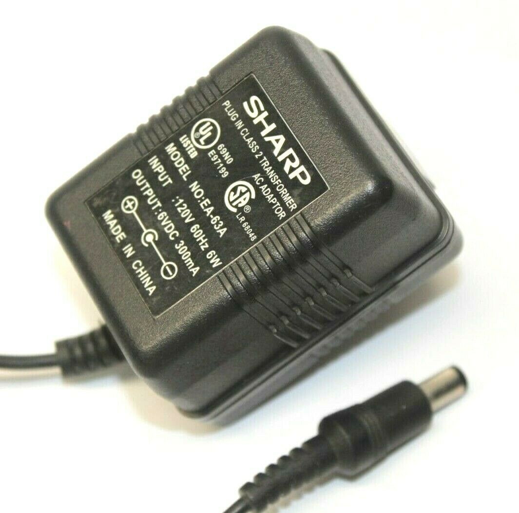 Sharp EA-63A AC Adapter Power Supply Cord Cable Charger Transformer Genuine Original