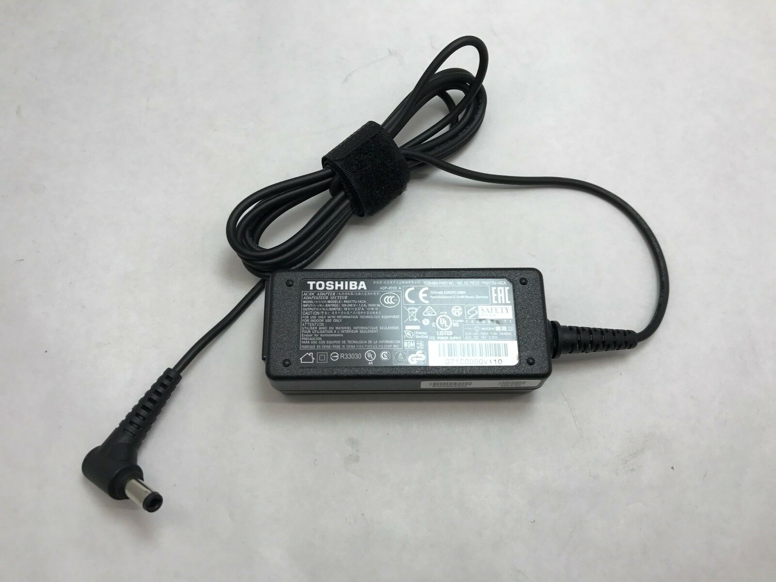Toshiba G71C000GX110 Ac Adapter Power Supply Cord Cable Charger Genuine Original