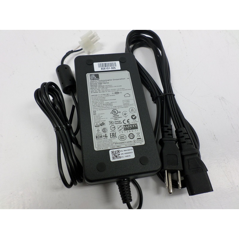 Zebra KR403 808101-005 AC Adapter Power Cord Supply Charger Cable Wire Swecoin Switching Genuine Original