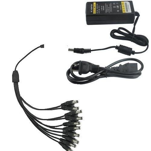 Power Supply Adapter for CCTV CCD Security Camera 10 Port Splitter